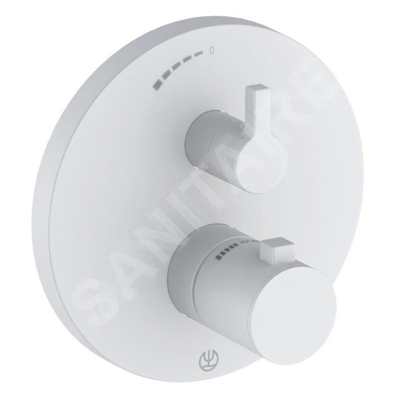 Kludi Nova Fonte - Mitigeur de douche thermostatique encastré, blanc mat 208355315