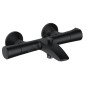Kludi Zenta SL - Mitigeur thermostatique de baignoire, noir mat 351013938