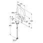 Kludi Bozz - Mitigeur de lavabo, blanc mat 380285376