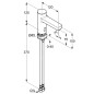 Kludi Zenta SL - Mitigeur de lavabo électronique, alimentation par piles, chrome 3810005WR