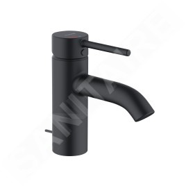 Kludi Bozz - Mitigeur de lavabo, avec vidage, EcoPlus, noir mat 382633976