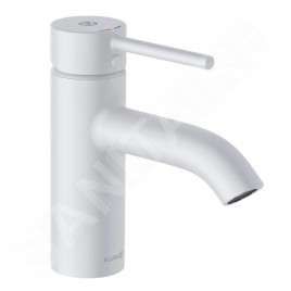Kludi Bozz - Mitigeur de lavabo avec bonde Push-Open, blanc mat 382665376