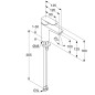 Kludi Pure&Style - Mitigeur de lavabo, EcoPlus, chrome 401980575WR4
