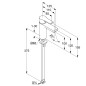 Kludi Zenta SL - Mitigeur de lavabo, EcoPlus, chrome 481980565WR4