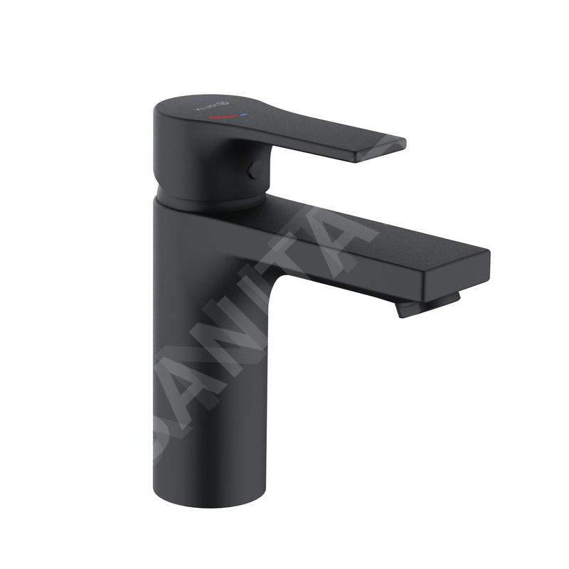 Kludi Zenta SL - Mitigeur de lavabo, EcoPlus, noir mat 481983965