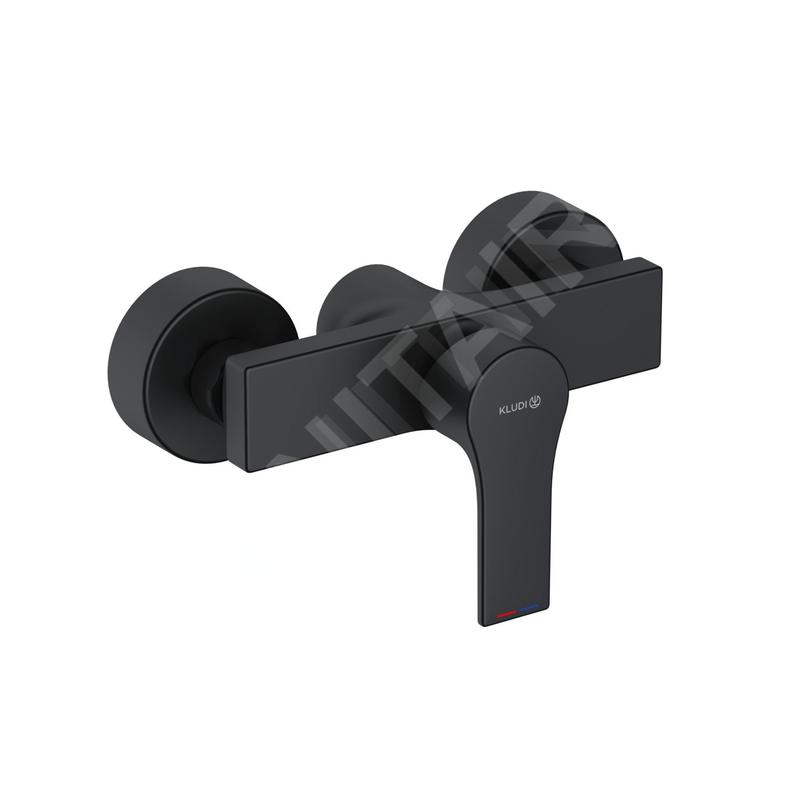 Kludi Zenta SL - Mitigeur de douche, noir mat 488703965