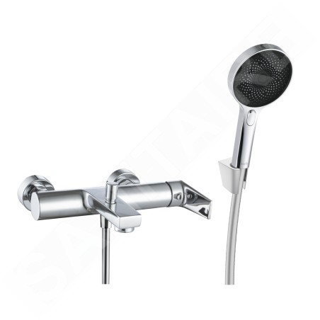kielle Harmonia - Mitigeur de baignoire avec accessoires, chrome 10323SN10