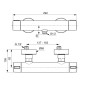 Ideal Standard ALU+ - Mitigeur thermostatique de douche, argenté BD582SI