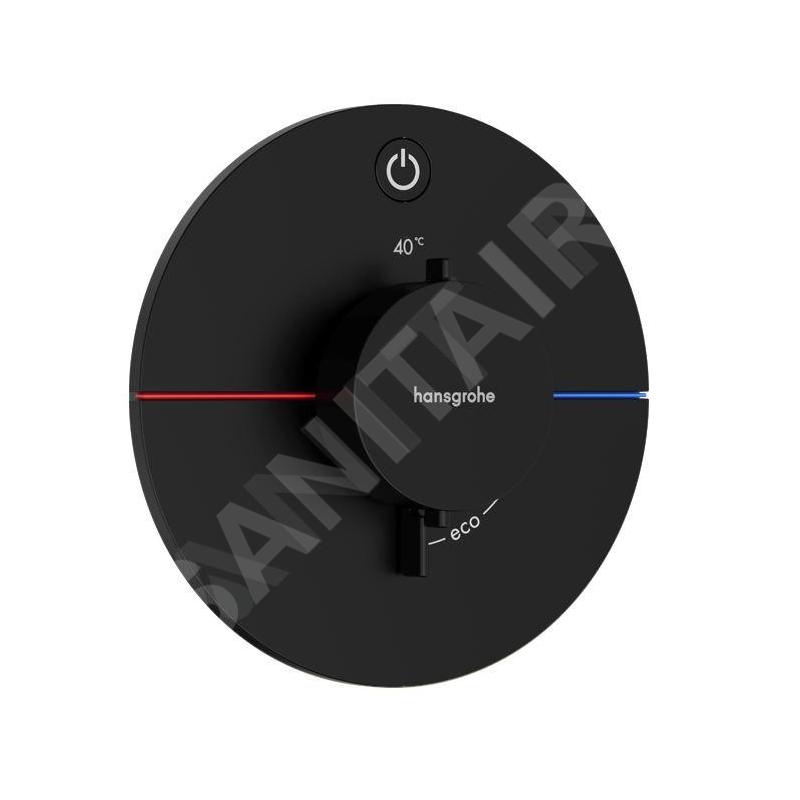 Hansgrohe ShowerSelect Comfort - Mitigeur thermostatique encastré, noir mat 15553670 Hansgrohe ShowerSelect Comfort - Mitigeur thermostatique encastré, noir mat 15553670