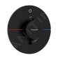 Hansgrohe ShowerSelect Comfort - Mitigeur thermostatique encastré, noir mat 15553670 Hansgrohe ShowerSelect Comfort - Mitigeur thermostatique encastré, noir mat 15553670