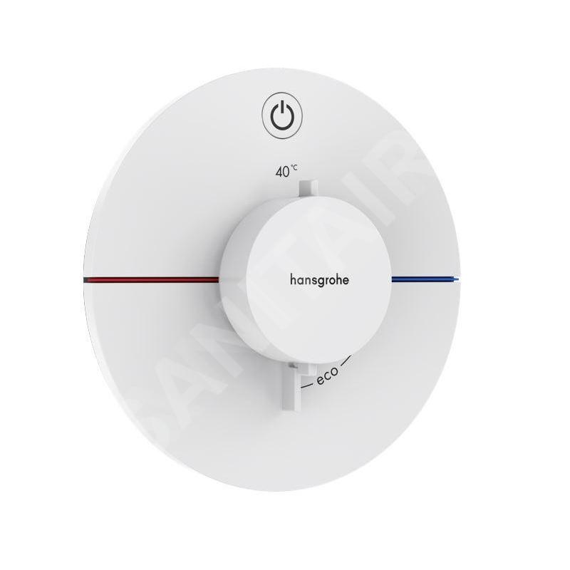 Hansgrohe ShowerSelect Comfort - Mitigeur thermostatique encastré, blanc mat 15553700 Hansgrohe ShowerSelect Comfort - Mitigeur thermostatique encastré, blanc mat 15553700