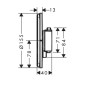 Hansgrohe ShowerSelect Comfort - Mitigeur thermostatique encastré, blanc mat 15553700 Hansgrohe ShowerSelect Comfort - Mitigeur thermostatique encastré, blanc mat 15553700