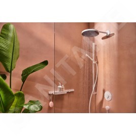 Hansgrohe ShowerSelect Comfort - Mitigeur thermostatique encastré, 2 sorties, blanc mat 15554700