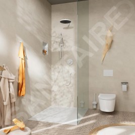 Hansgrohe ShowerSelect Comfort - Mitigeur thermostatique encastré, 2 sorties, blanc mat 15554700