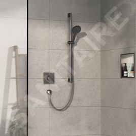 Hansgrohe ShowerSelect Comfort - Mitigeur thermostatique encastré, chrome noir brossé 15571340