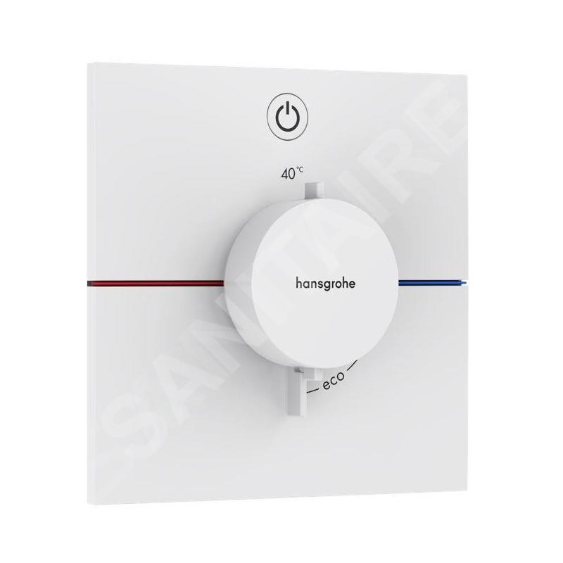 Hansgrohe ShowerSelect Comfort - Mitigeur thermostatique encastré, blanc mat 15571700 Hansgrohe ShowerSelect Comfort - Mitigeur thermostatique encastré, blanc mat 15571700