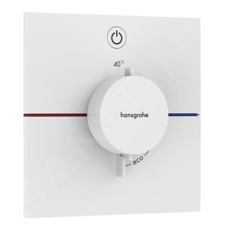 Hansgrohe ShowerSelect Comfort - Mitigeur thermostatique encastré, blanc mat 15571700