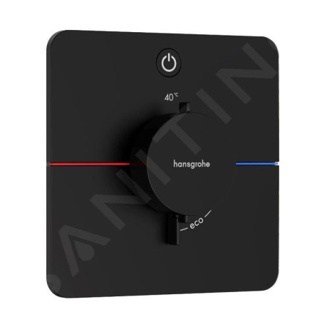 Hansgrohe ShowerSelect Comfort - Mitigeur thermostatique encastré, noir mat 15581670