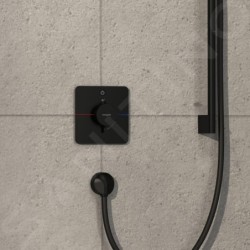 Hansgrohe ShowerSelect Comfort - Mitigeur thermostatique encastré, noir mat 15581670