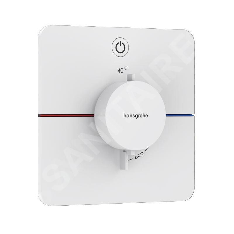 Hansgrohe ShowerSelect Comfort - Mitigeur thermostatique encastré, blanc mat 15581700 Hansgrohe ShowerSelect Comfort - Mitigeur thermostatique encastré, blanc mat 15581700
