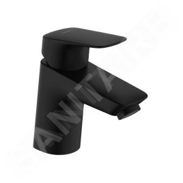 Hansgrohe Logis - Mitigeur de lavabo avec vidage, EcoSmart, noir mat 71070670