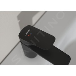 Hansgrohe Logis - Mitigeur de lavabo avec garniture de vidage, CoolStart, noir mat 71072670