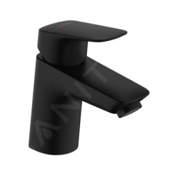 Hansgrohe Logis - Mitigeur de lavabo avec vidage, EcoSmart, noir mat 71170670