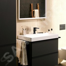 Hansgrohe Tecturis E - Mitigeur de lavabo avec vidage, CoolStart, EcoSmart, noir mat 73023670