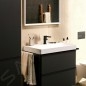 Hansgrohe Tecturis E - Mitigeur de lavabo avec vidage, CoolStart, EcoSmart, noir mat 73023670