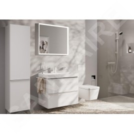 Hansgrohe Tecturis E - Mitigeur de lavabo avec vidage, CoolStart, EcoSmart, blanc mat 73023700