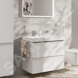 Hansgrohe Tecturis E - Mitigeur de lavabo avec vidage, CoolStart, EcoSmart, blanc mat 73023700