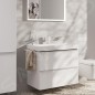 Hansgrohe Tecturis E - Mitigeur de lavabo avec vidage, CoolStart, EcoSmart, blanc mat 73023700