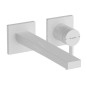 Hansgrohe Tecturis E - Mitigeur de lavabo encastré, avec vidage, installation à 2 trous, EcoSmart, blanc mat 73051700