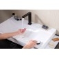 Hansgrohe Tecturis E - Mitigeur de lavabo avec vidage, montage 2 trous, CoolStart, EcoSmart+, noir mat 73053670