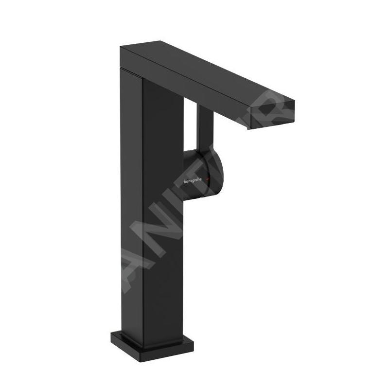 Hansgrohe Tecturis E - Mitigeur de lavabo avec vidage Push-Open, CoolStart, EcoSmart, noir mat 73060670