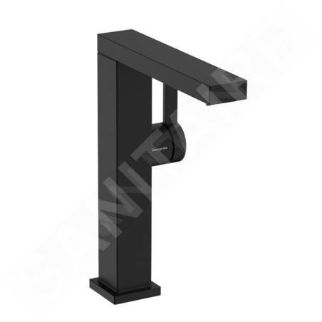 Hansgrohe Tecturis E - Mitigeur de lavabo avec vidage Push-Open, CoolStart, EcoSmart, noir mat 73060670