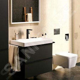 Hansgrohe Tecturis E - Mitigeur de lavabo avec vidage Push-Open, CoolStart, EcoSmart, noir mat 73060670