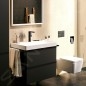 Hansgrohe Tecturis E - Mitigeur de lavabo avec vidage Push-Open, CoolStart, EcoSmart, noir mat 73060670