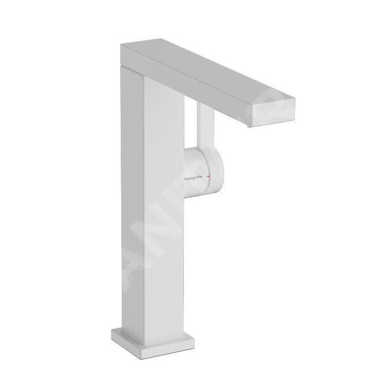 Hansgrohe Tecturis E - Mitigeur de lavabo avec vidage Push-Open, CoolStart, EcoSmart, blanc mat 73060700