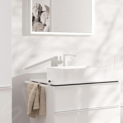 Hansgrohe Tecturis E - Mitigeur de lavabo, CoolStart, EcoSmart, blanc mat 73072700