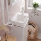 Hansgrohe Tecturis S - Mitigeur de lavabo avec vidage, CoolStart, EcoSmart, blanc mat 73302700