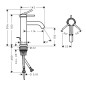 Hansgrohe Tecturis S - Mitigeur de lavabo avec vidage, EcoSmart, chrome 73310000