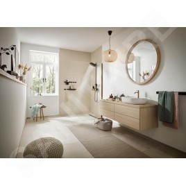 Hansgrohe Tecturis S - Mitigeur d'évier avec vidage, EcoSmart, bronze brossé 73310140