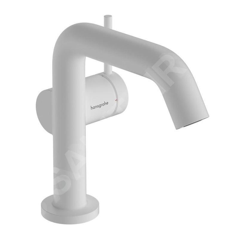Hansgrohe Tecturis S - Mitigeur de lavabo avec vidage Push-Open, CoolStart, EcoSmart, blanc mat 73320700