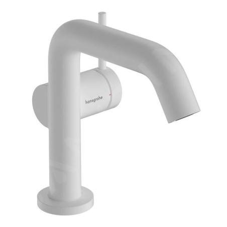 Hansgrohe Tecturis S - Mitigeur de lavabo avec vidage Push-Open, CoolStart, EcoSmart, blanc mat 73320700