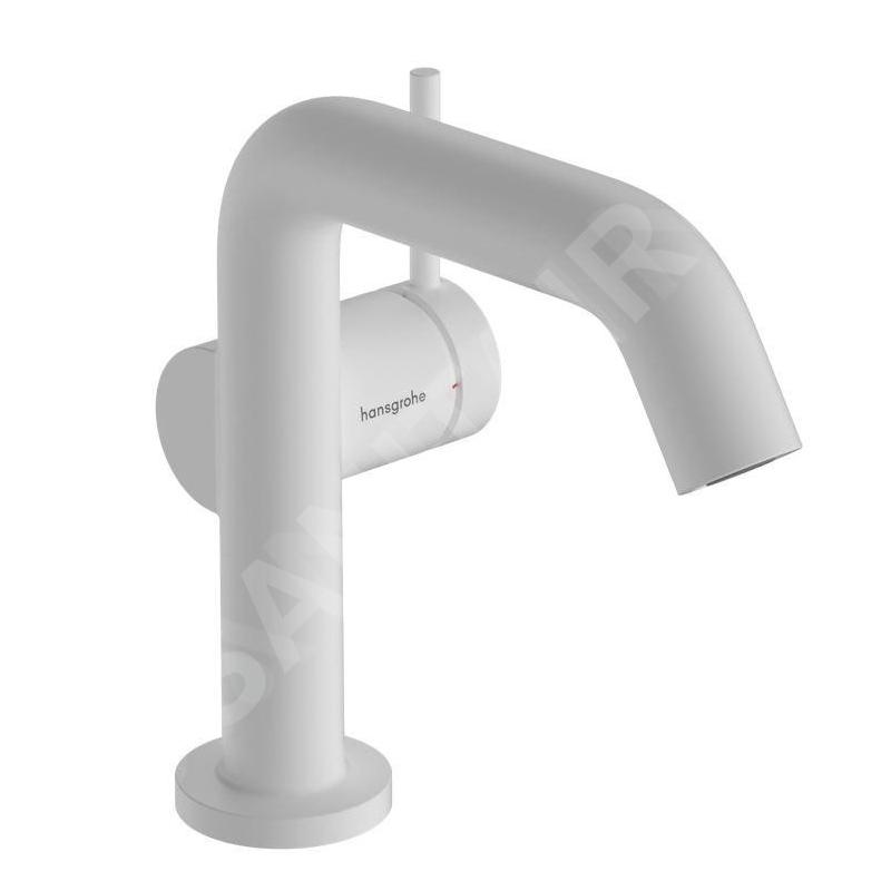 Hansgrohe Tecturis S - Mitigeur de lavabo avec vidage, CoolStart, EcoSmart, blanc mat 73323700