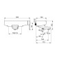 Hansa Designo - Mitigeur de baignoire, chrome 51852183