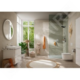 Hansgrohe Tecturis S - Mitigeur de lavabo avec vidage Push-Open, CoolStart, EcoSmart, blanc mat 73340700