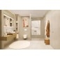 Hansgrohe Tecturis S - Mitigeur de lavabo encastré, avec vidage, installation à 2 trous, EcoSmart, blanc mat 73350700