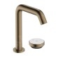 Hansgrohe Tecturis S - Mitigeur de lavabo avec vidage, montage 2 trous, CoolStart, EcoSmart+, bronze brossé 73353140